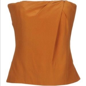 Gucci Strapless Top I’m Burnt Orange